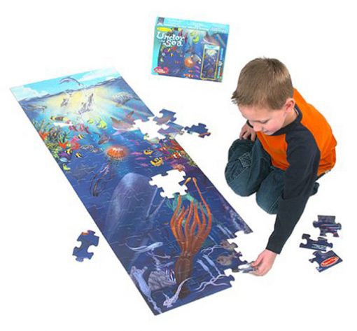 Puzzle na podlahu - Podmorský svet (100 ks) 3