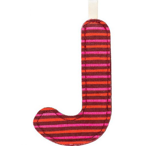 Textilné písmeno J 1