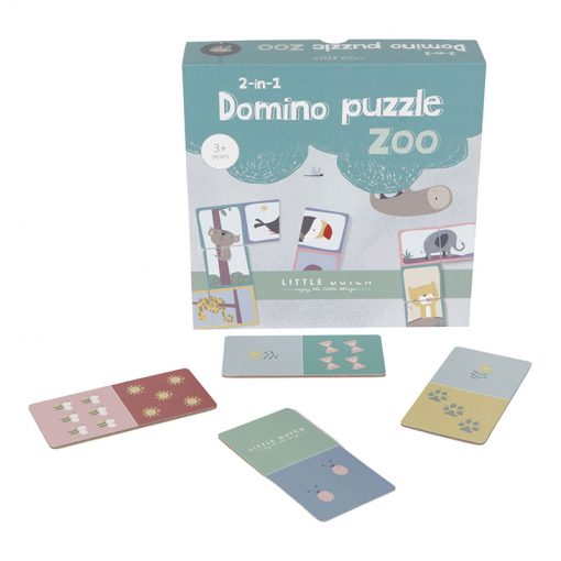 Little Dutch Domino puzzle Zoo 3
