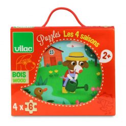 VILAC Drevené puzzle 4 ročné obdobia-2