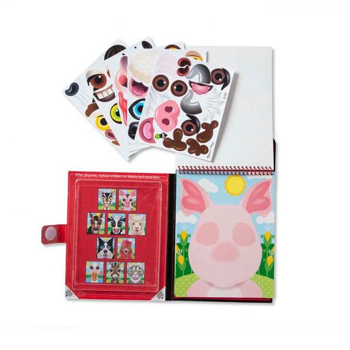 MELISSA & DOUG On-the-go Znovupužiteľné nálepky - Farma 2