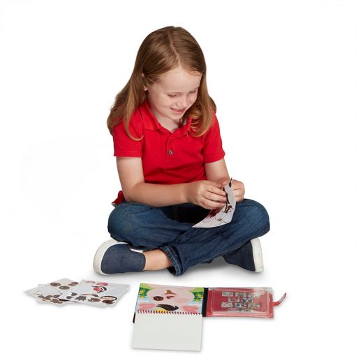 MELISSA & DOUG On-the-go Znovupužiteľné nálepky - Farma 3
