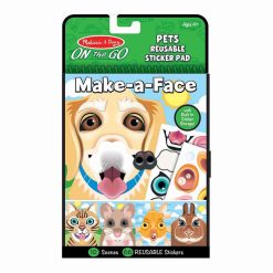 MELISSA & DOUG On-the-go Znovupužiteľné nálepky - Zvieratká 1