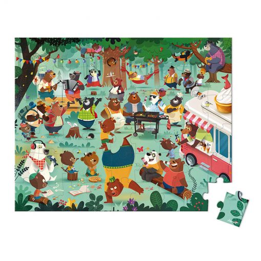 Janod Puzzle Rodina medveďov 1