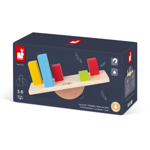 Janod Váhy a závažia so série Montessori 4