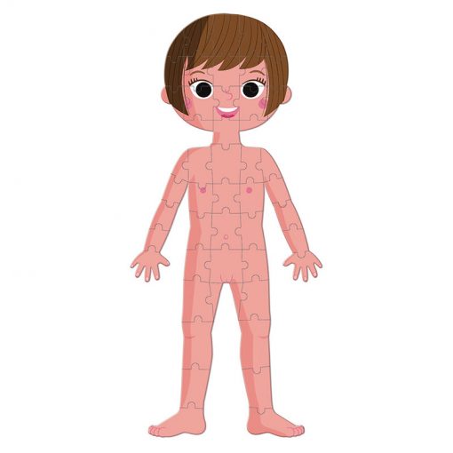 Janod Vzdelávacie Puzzle Ľudské telo 2