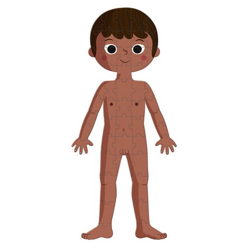 Janod Vzdelávacie Puzzle Ľudské telo 3