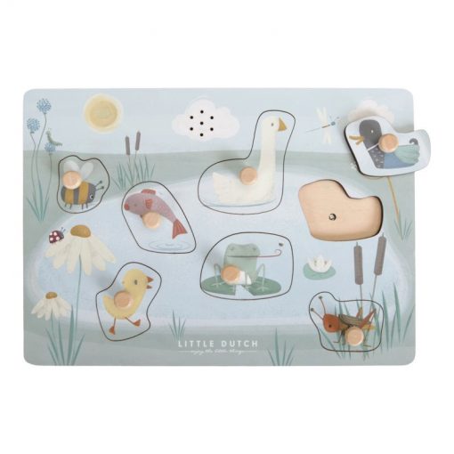 Little Dutch Vkladacie puzzle so zvukom Goose 2
