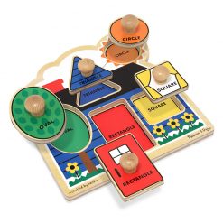 Melissa & Doug 5 dielne puzzle Tvary 2