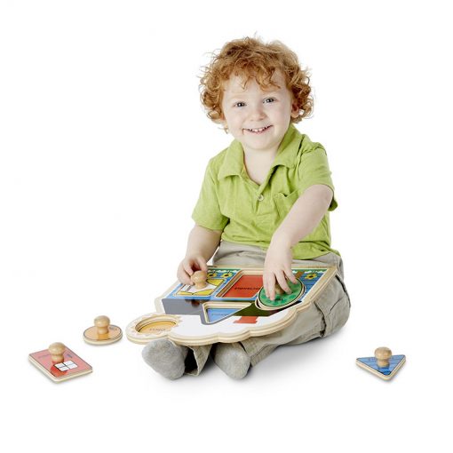 Melissa & Doug 5 dielne puzzle Tvary 3