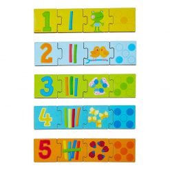 Haba Drevené puzzle na učenie čísel 1