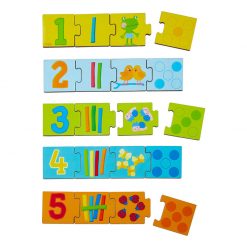 Haba Drevené puzzle na učenie čísel 2