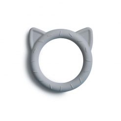 Mushie Silikónové hryzátko Cat Stone 1