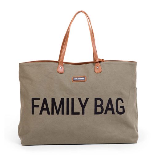 Childhome Cestovná taška Family bag Canvas Khaki 1