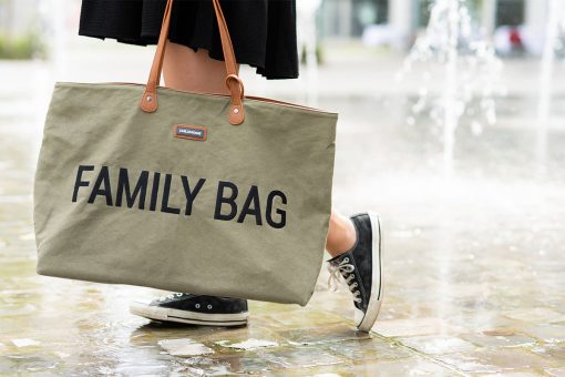 Childhome Cestovná taška Family bag Canvas Khaki 3