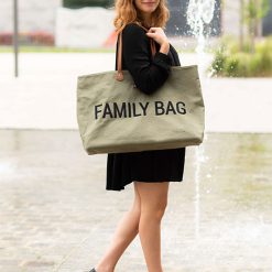 Childhome Cestovná taška Family bag Canvas Khaki 4