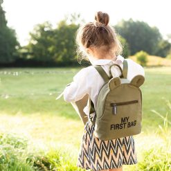 Childhome Detský batoh My first bag Canvas Khaki 3