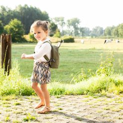 Childhome Detský batoh My first bag Canvas Khaki 4