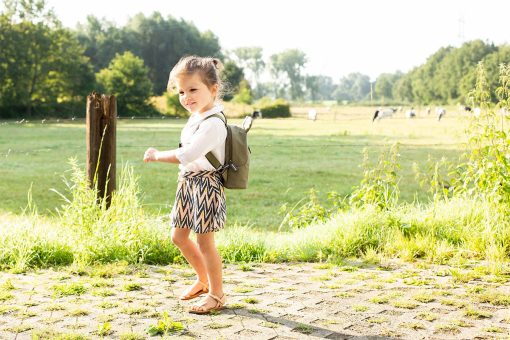 Childhome Detský batoh My first bag Canvas Khaki 4