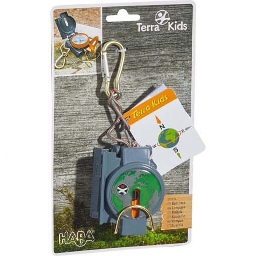 Haba Terra Kids Detský kompas s karabínkou 2
