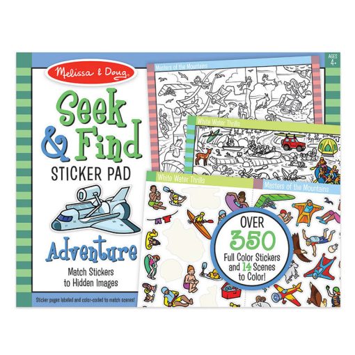 Melissa & Doug Nálepková kniha hladanie Dobrodružstvo 1
