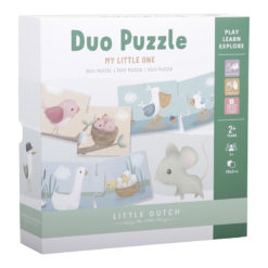 Little Dutch Duo puzzle Kvety a motýle 1