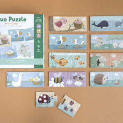 Little Dutch Duo puzzle Kvety a motýle 4