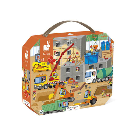Janod puzzle Na stavbe 1
