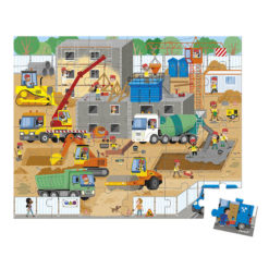 Janod puzzle Na stavbe 2