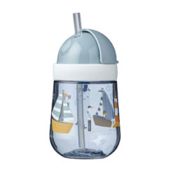 Little Dutch Hrnček so slamkou Námornícky záliv 300 ml, 9M+ 1