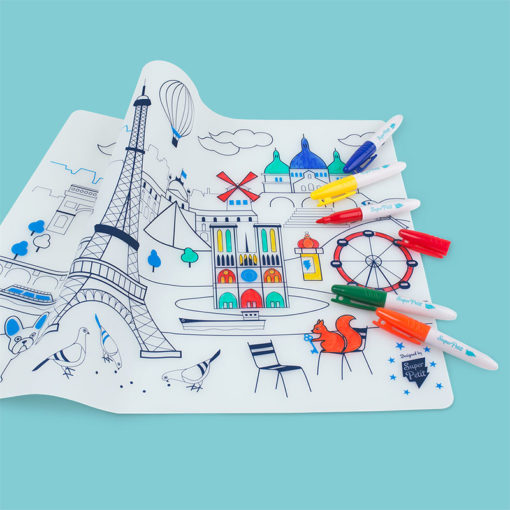 Silikónová podložka na maľovanie Paríž 3
